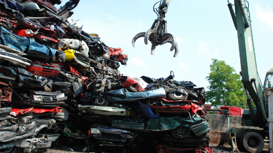 Junk Car in Channelview, Texas